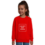 Custom Kids Crewneck Sweatshirt | Recycled Fleece Sweater