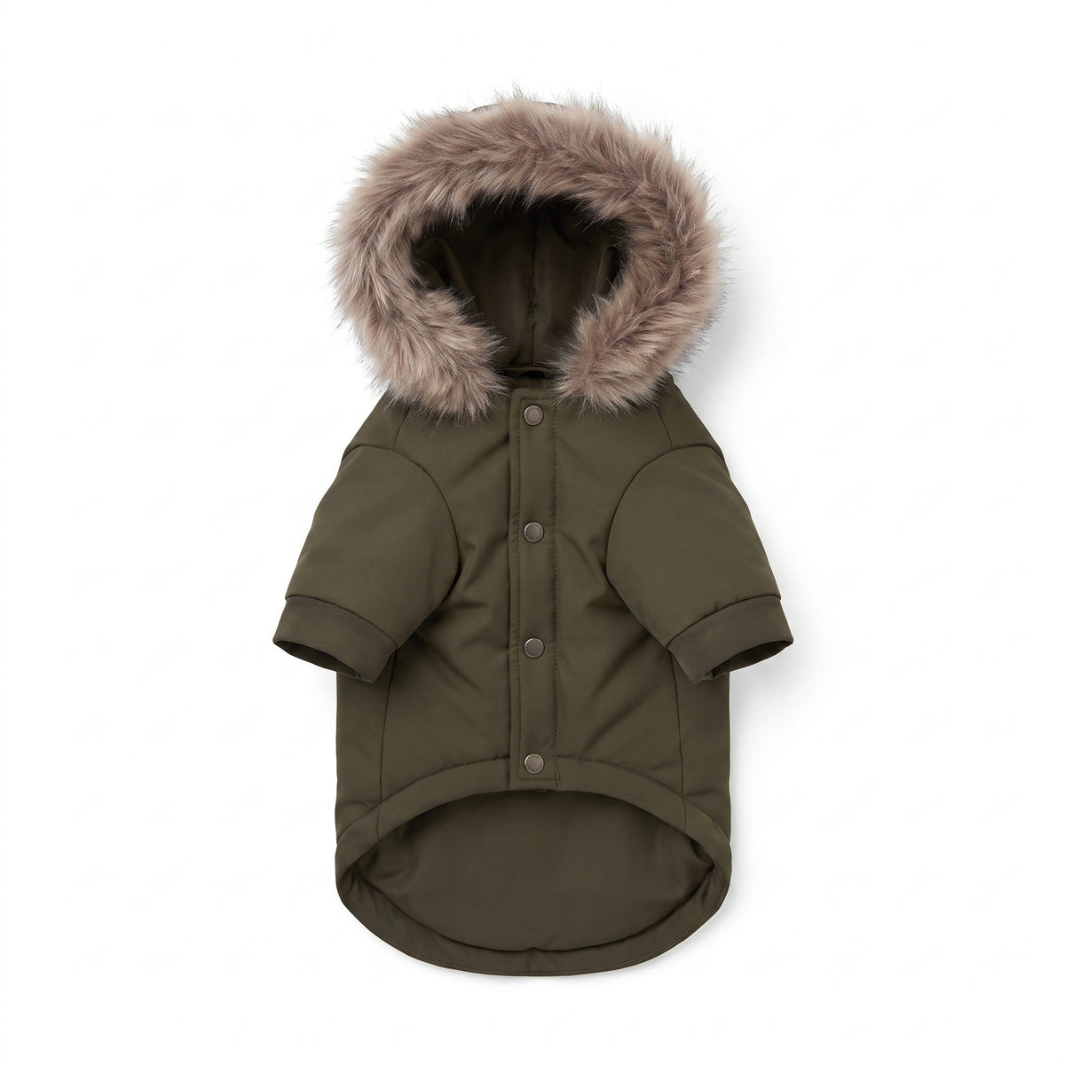 Custom Dog Winter Parka with Print | Insulated Warm Coat for Dogs