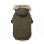 Custom Dog Winter Parka with Print | Insulated Warm Coat for Dogs