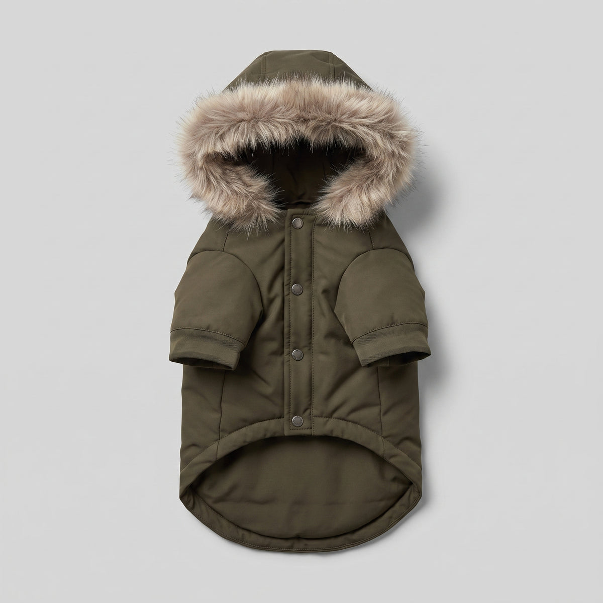 Custom Dog Winter Parka with Print | Insulated Warm Coat for Dogs