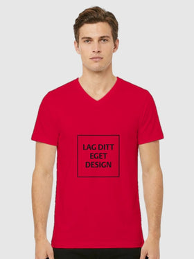 Design Your Own Unisex V-Neck T-Shirt | Custom Print
