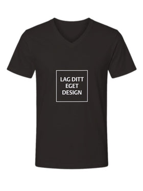 Design Your Own Unisex V-Neck T-Shirt | Custom Print