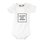 Custom Organic Short Sleeve Baby Bodysuit | Soft Onesie