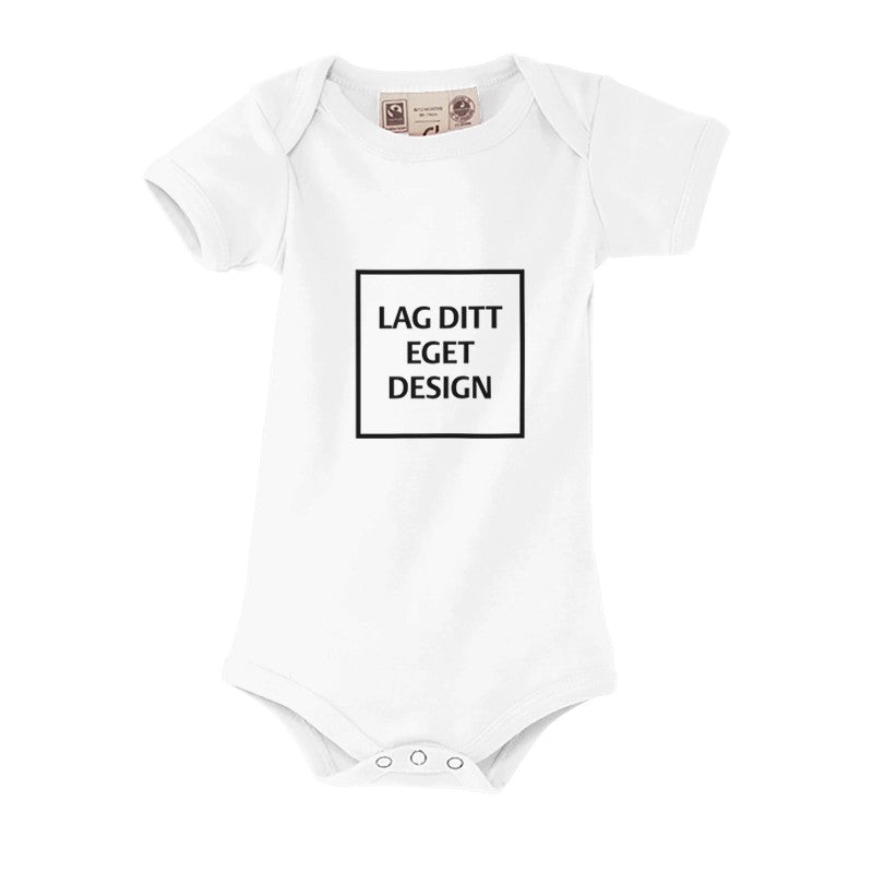Custom Organic Short Sleeve Baby Bodysuit | Soft Onesie