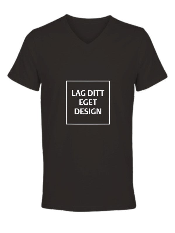 Custom Women's Fitted V-Neck T-Shirt | 100% Cotton