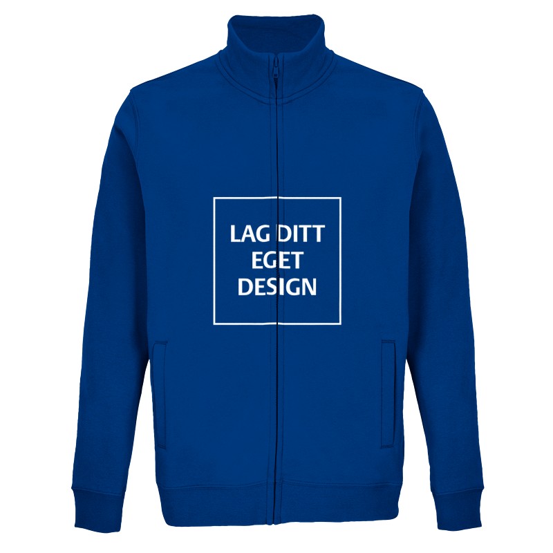 Custom Full-Zip Sweatshirt with Print | Design Your Own Personalized Zip-Up