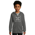Custom Kids Full-Zip Hoodie | Soft Fleece Jacket with Pockets