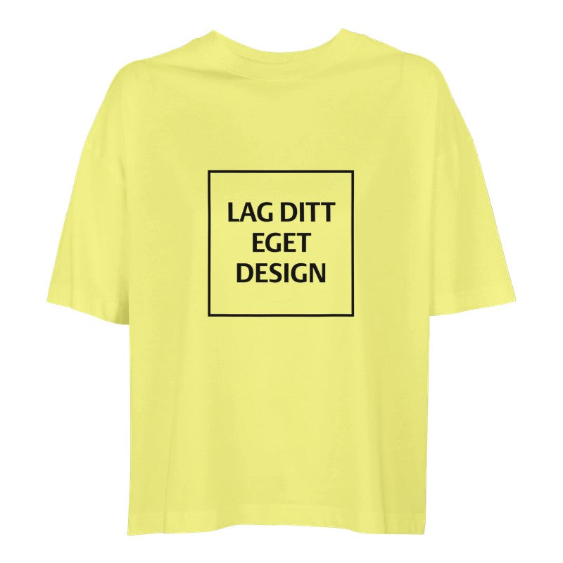 Organic Oversized Women's T-shirt | Create Your Own Custom Printed Tee