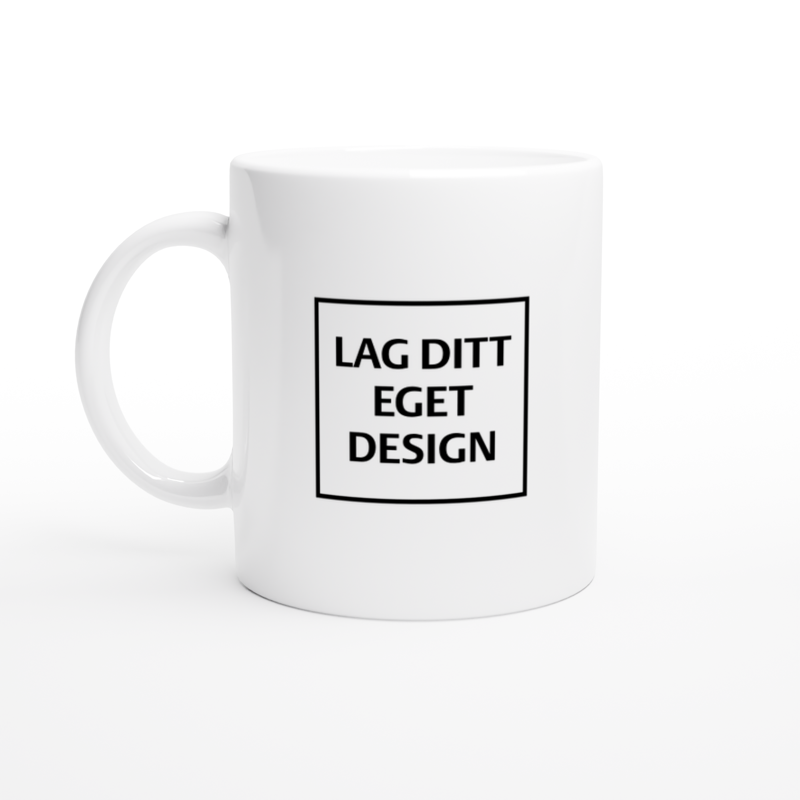 Custom 11oz White Ceramic Coffee Mug | USA