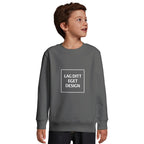 Custom Kids Crewneck Sweatshirt | Recycled Fleece Sweater