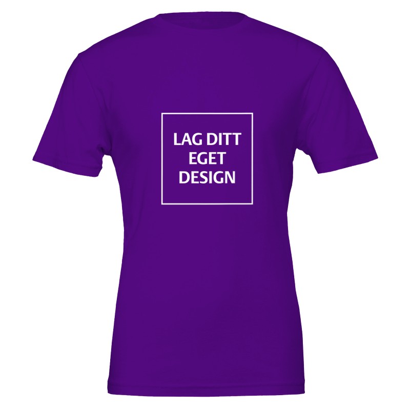 Premium Unisex Crewneck T-Shirt | Design Your Own with Custom Print