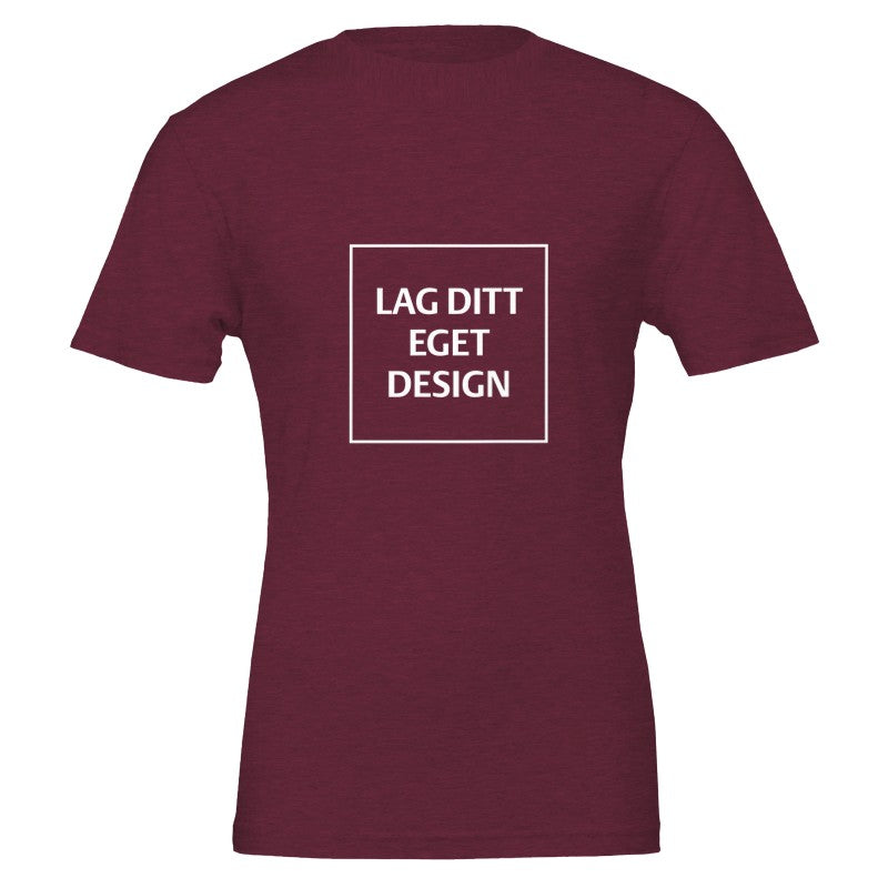 Premium Unisex Crewneck T-Shirt | Design Your Own with Custom Print