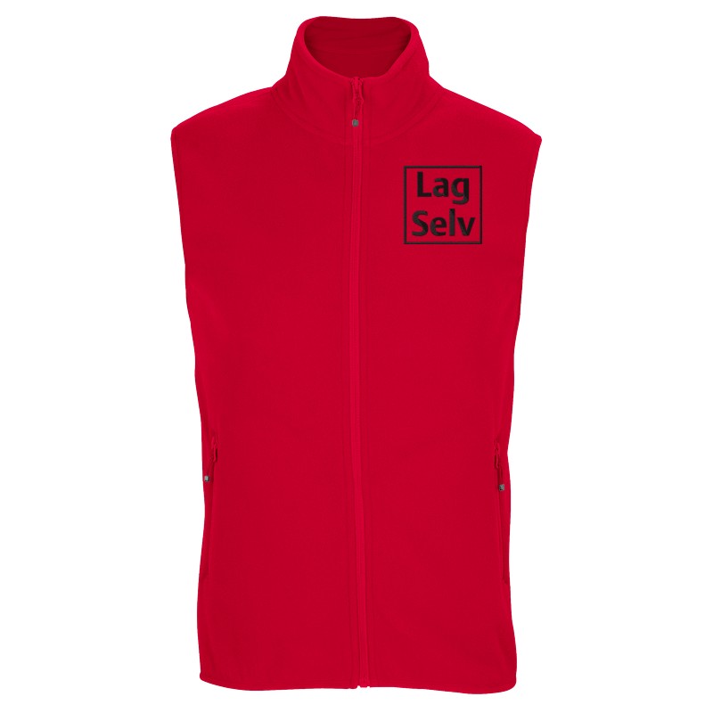 Unisex Microfleece Zip Vest | Custom Design with Embroidery