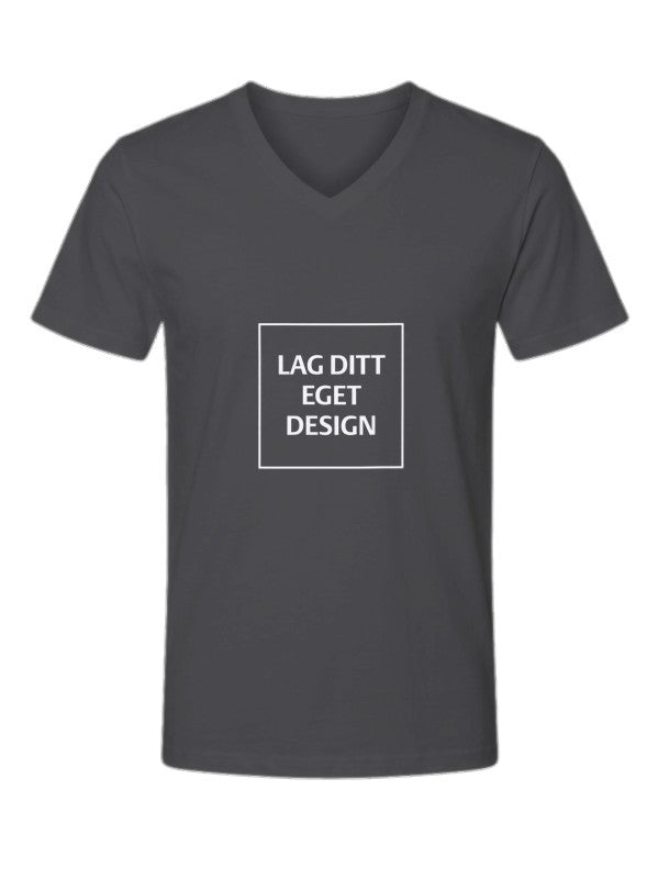 Design Your Own Unisex V-Neck T-Shirt | Custom Print