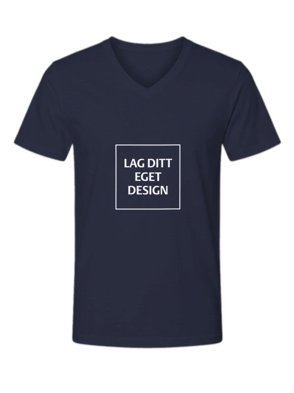Design Your Own Unisex V-Neck T-Shirt | Custom Print