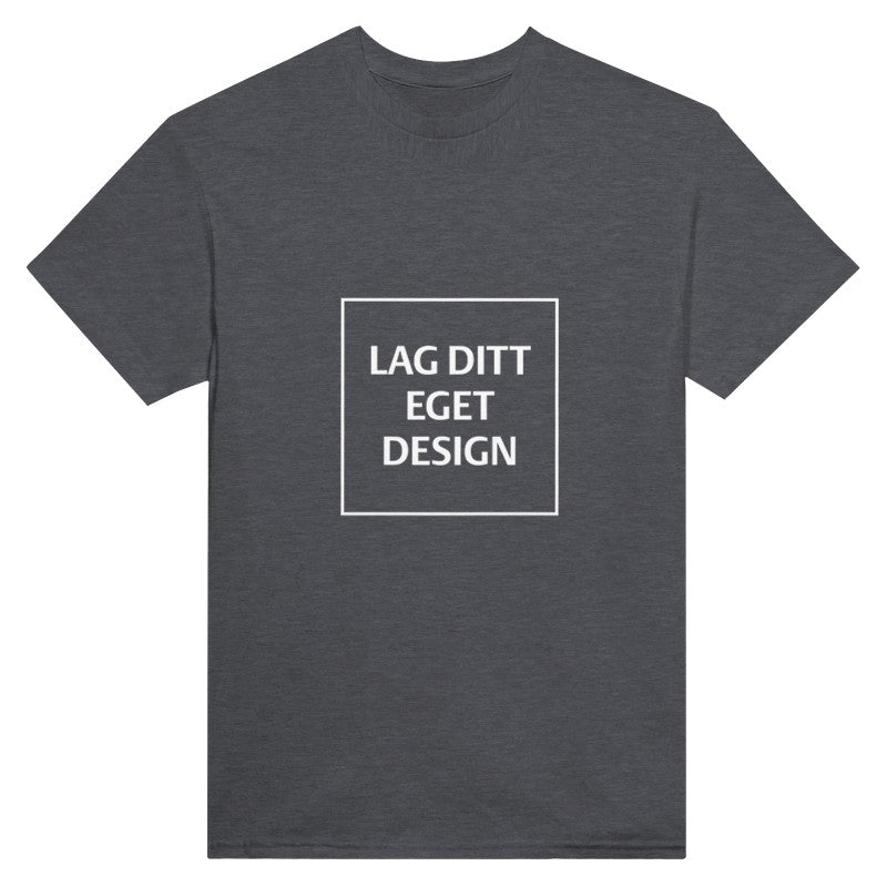Custom Heavyweight Unisex Crewneck T-Shirt | Design Your Own Print