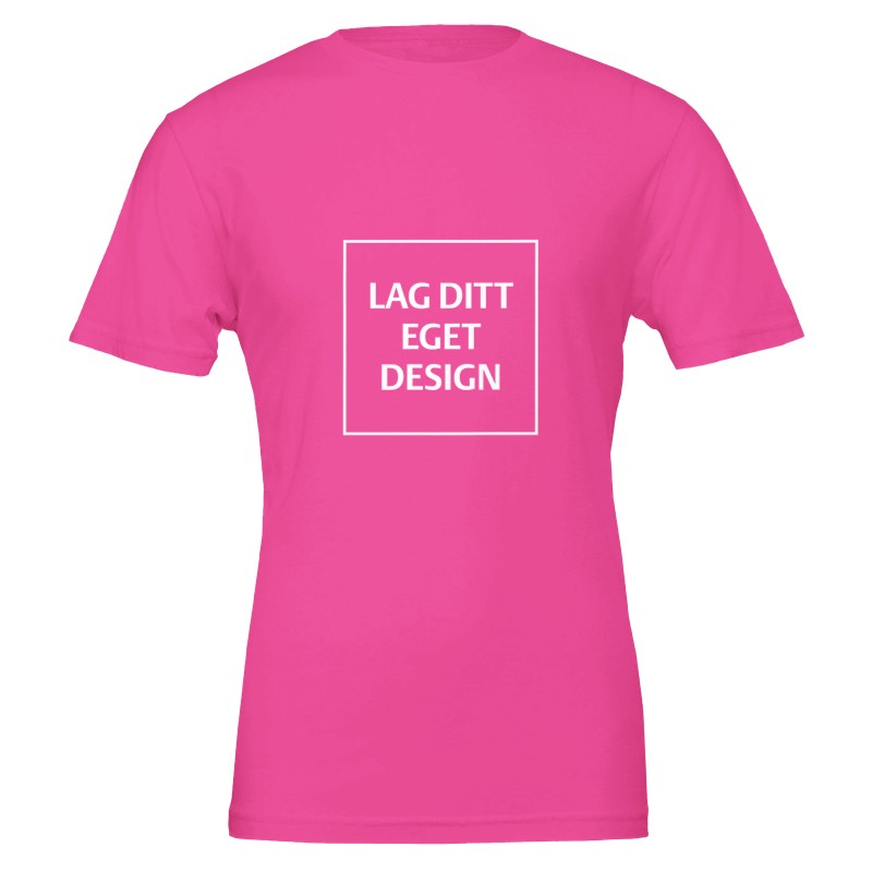 Premium Unisex Crewneck T-Shirt | Design Your Own with Custom Print