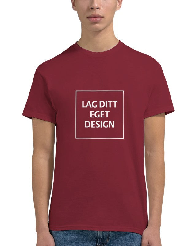 Custom Heavyweight Unisex Crewneck T-Shirt | Design Your Own Print