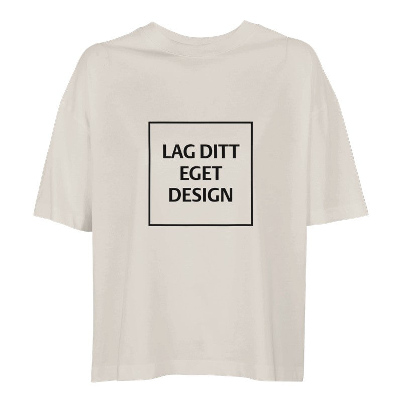 Organic Oversized Women's T-shirt | Create Your Own Custom Printed Tee