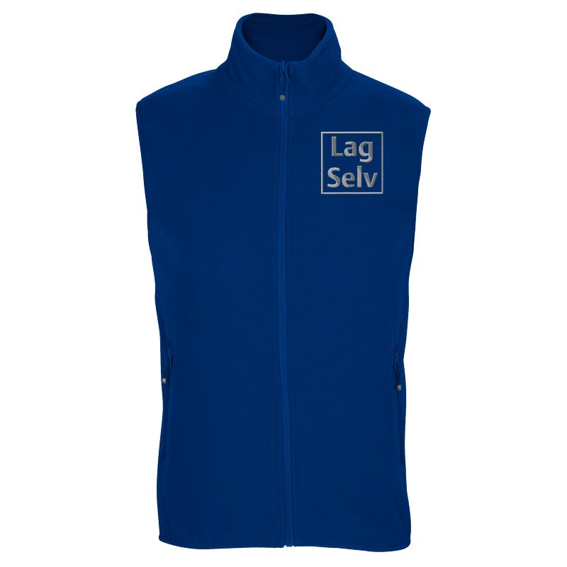 Unisex Microfleece Zip Vest | Custom Design with Embroidery