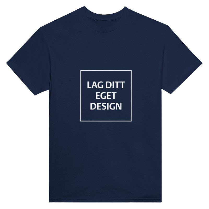 Custom Heavyweight Unisex Crewneck T-Shirt | Design Your Own Print