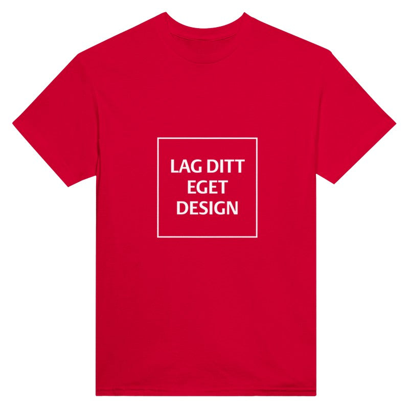 Custom Heavyweight Unisex Crewneck T-Shirt | Design Your Own Print