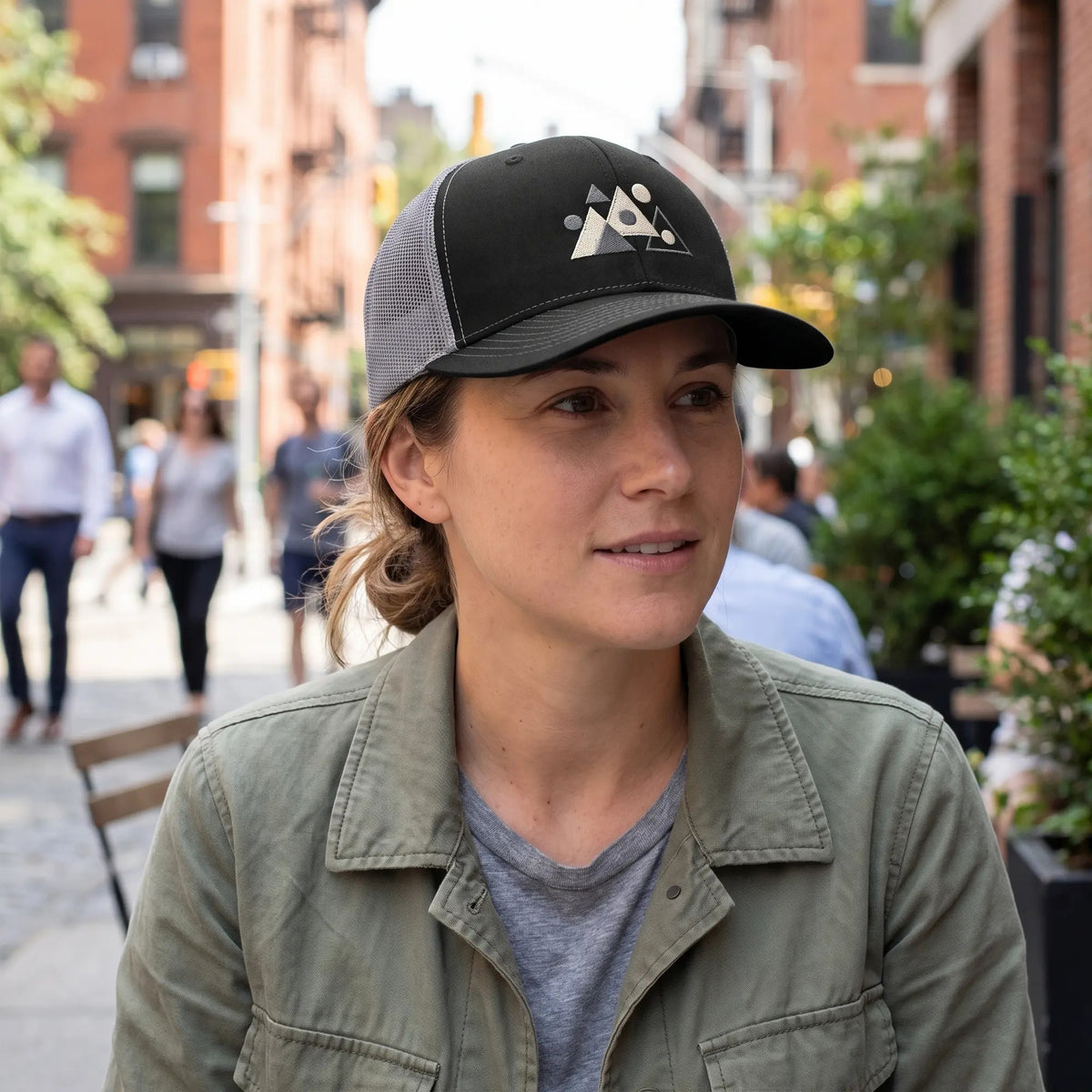 Custom Snapback Trucker Cap with Embroidery | Your Logo Here