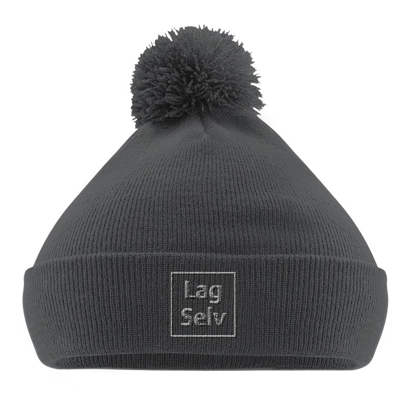 Custom Pom Pom Beanie | Design Your Own with Embroidery