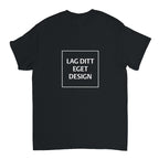 Custom Heavyweight Unisex Crewneck T-Shirt | Design Your Own Print