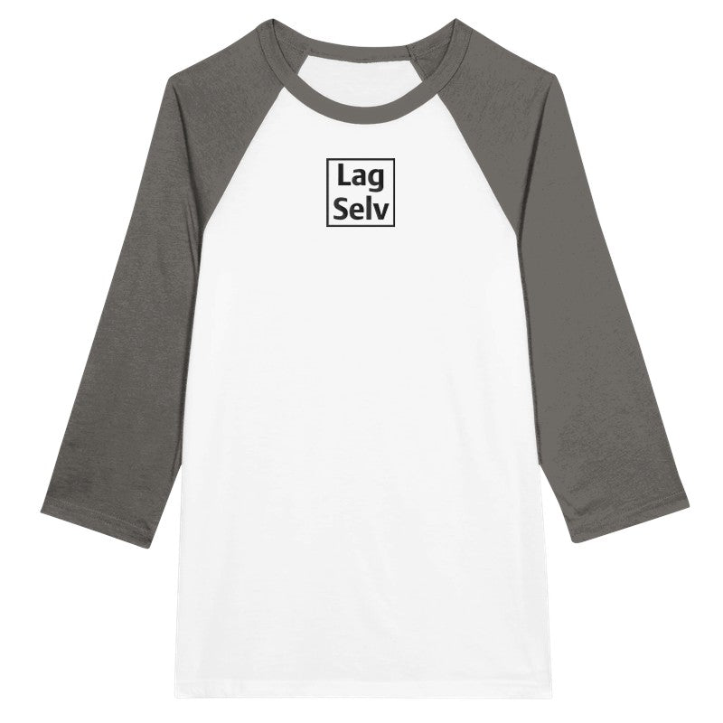 Create Your Own Unisex Raglan 3/4 Sleeve T-Shirt | With Custom Embroidery