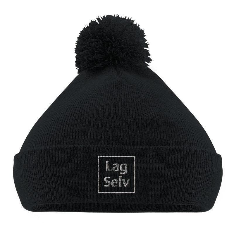 Custom Pom Pom Beanie | Design Your Own with Embroidery