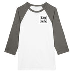 Create Your Own Unisex Raglan 3/4 Sleeve T-Shirt | With Custom Embroidery