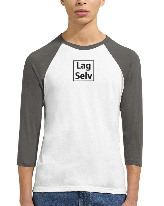 Create Your Own Unisex Raglan 3/4 Sleeve T-Shirt | With Custom Embroidery