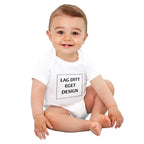 Custom Organic Short Sleeve Baby Bodysuit | Soft Onesie