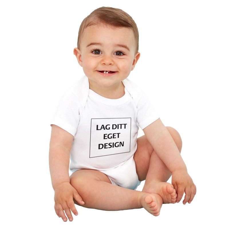 Custom Organic Short Sleeve Baby Bodysuit | Soft Onesie