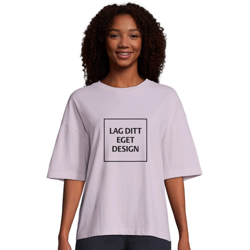 Organic Oversized Women's T-shirt | Create Your Own Custom Printed Tee