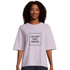 Organic Oversized Women's T-shirt | Create Your Own Custom Printed Tee