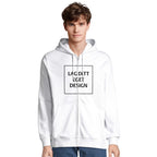 Custom Organic Zip Hoodie | Unisex Personalized Apparel