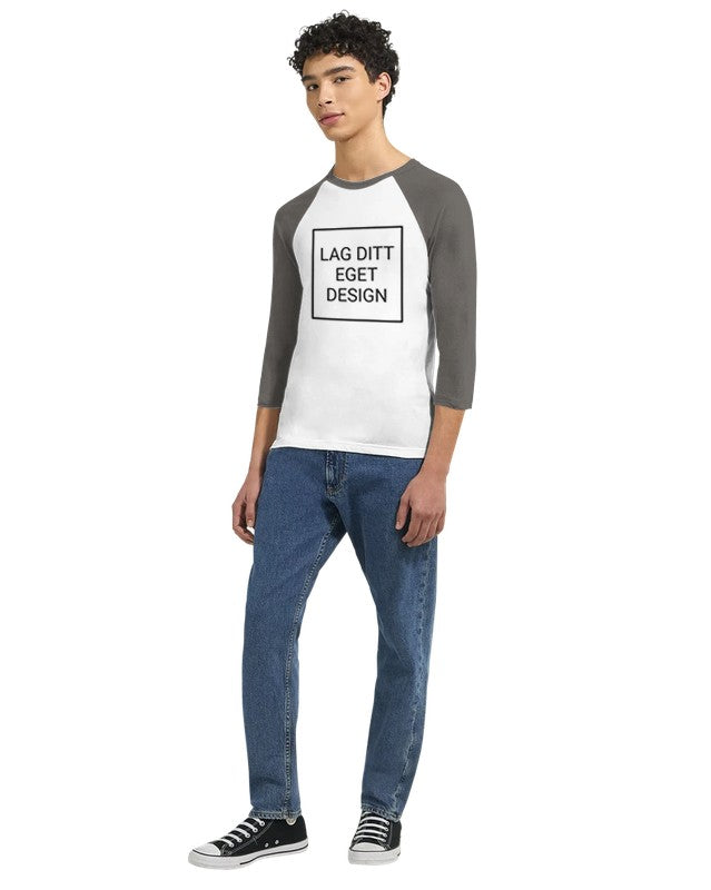 Unisex 3/4 Sleeve Raglan T-Shirt – Create Your Unique Design