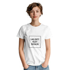 Custom Heavyweight Unisex Crewneck T-Shirt | Design Your Own Print
