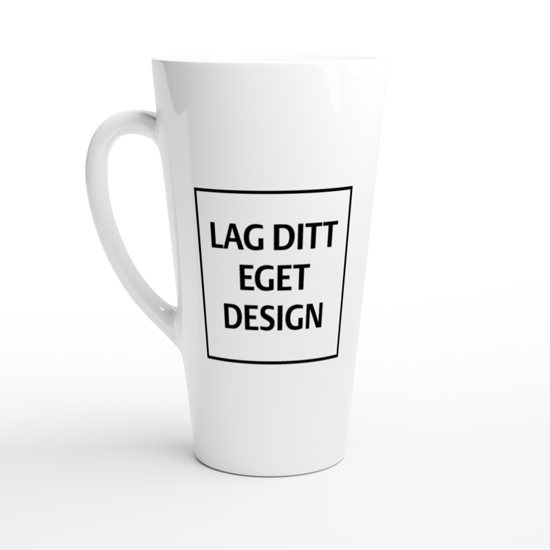 Ceramic Latte Mug 17oz Large Blank White | Design Your Own