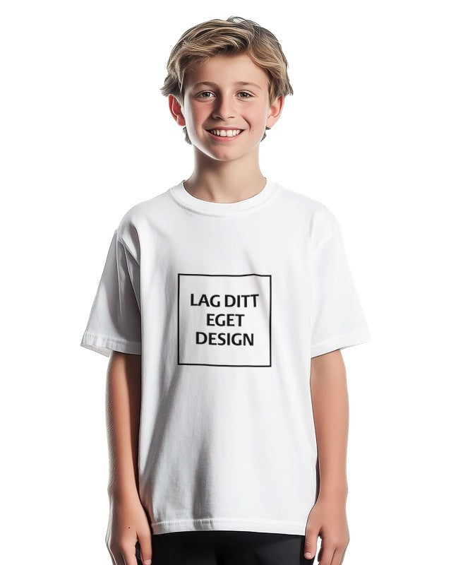 Custom Kids Polycotton Dri-Power Crewneck T-Shirt
