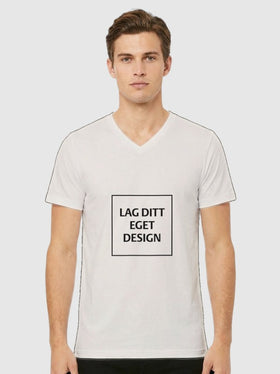 Design Your Own Unisex V-Neck T-Shirt | Custom Print