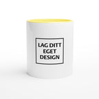 White Ceramic Mug with Color Inside | Custom Print