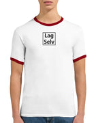 Unisex Ringer T-shirt with Embroidery - Design Your Own