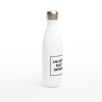 White Stainless Steel Water Bottle | Custom Print