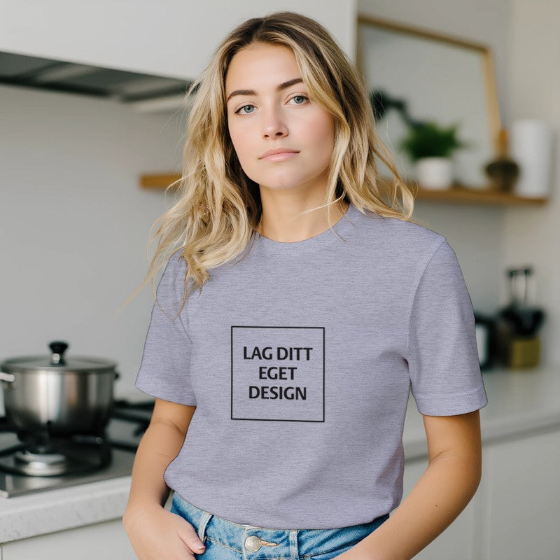Premium Unisex Crewneck T-Shirt | Design Your Own with Custom Print