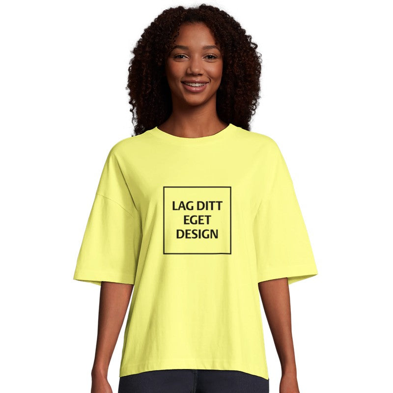 Organic Oversized Women's T-shirt | Create Your Own Custom Printed Tee