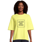 Organic Oversized Women's T-shirt | Create Your Own Custom Printed Tee
