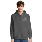 Organic Unisex Zip Hoodie | Custom Embroidery